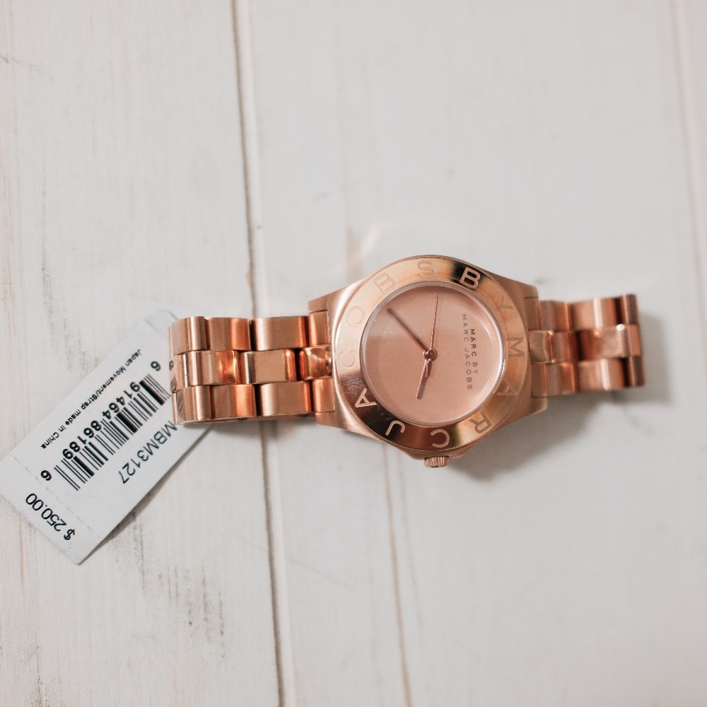 Marc by Marc Jacobs MBM3127 Blade Rose Gold Ion Plated Womens Watch